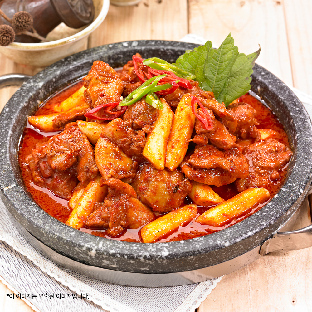[참하누리]맵지않은 고추장닭갈비 500g